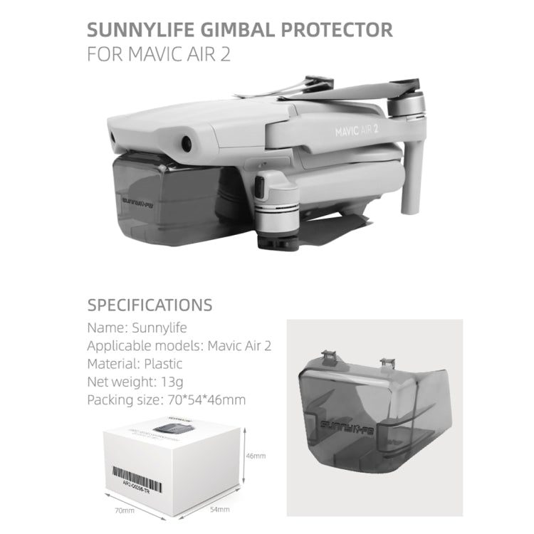 Sunnylife For DJI Mavic Air 2 Camera Lens Protective Cover Hood, For DJI Mavic Air 2 Sunnylife For DJI Mavic Air 2 Camera Lens Protective Cover Hood, For DJI Mavic Air 2